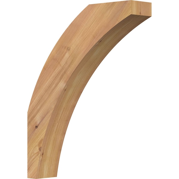 Ekena Millwork 3 1/2"W x 16"D x 20"H Thorton Smooth Knee Brace, Western Red Cedar BRC04X16X20THR00SWR - main